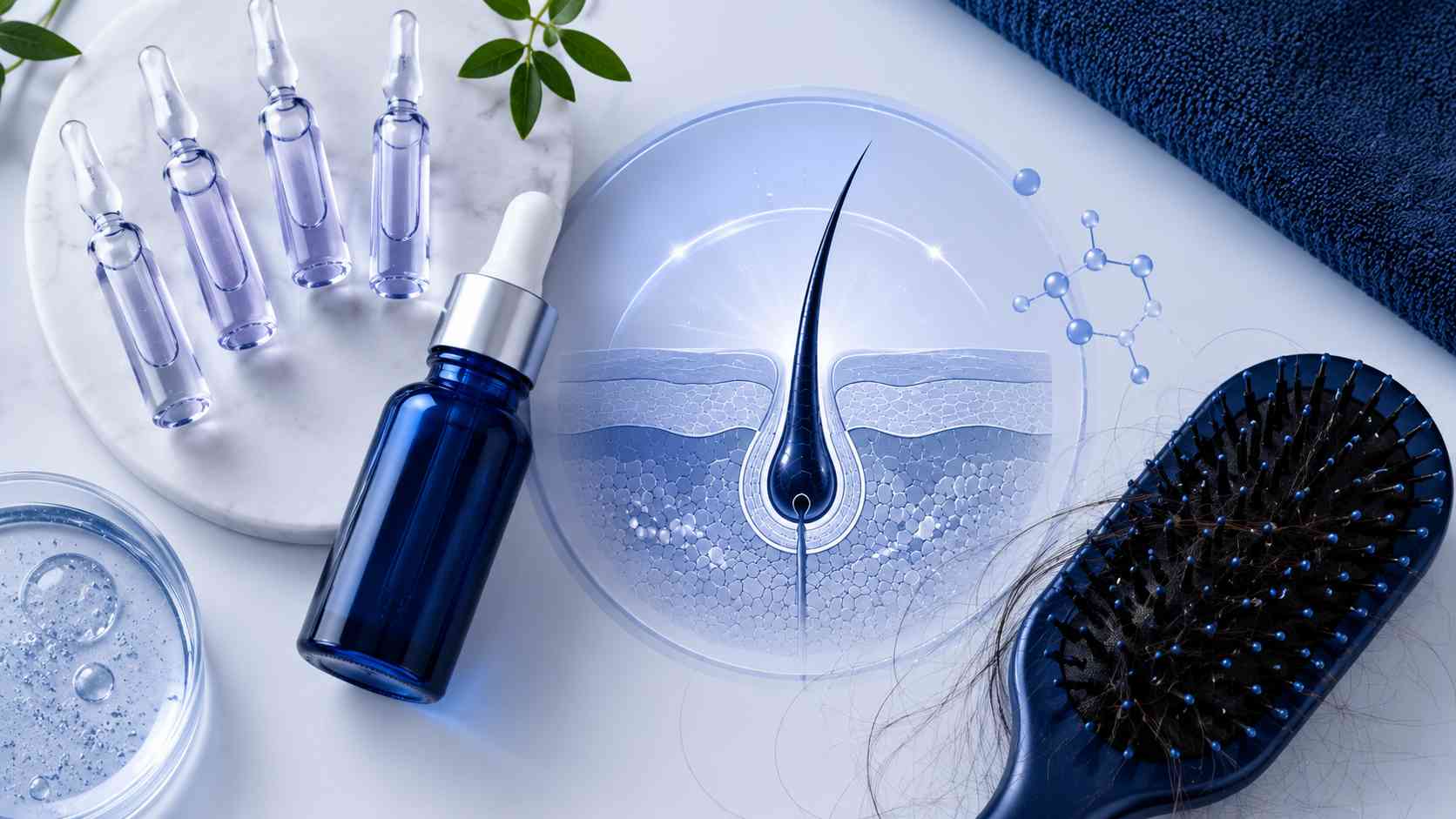 Aminexil hair serum and scalp treatment for hair loss