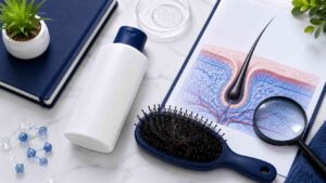 Anti-dandruff shampoo and scalp care products for healthy hair