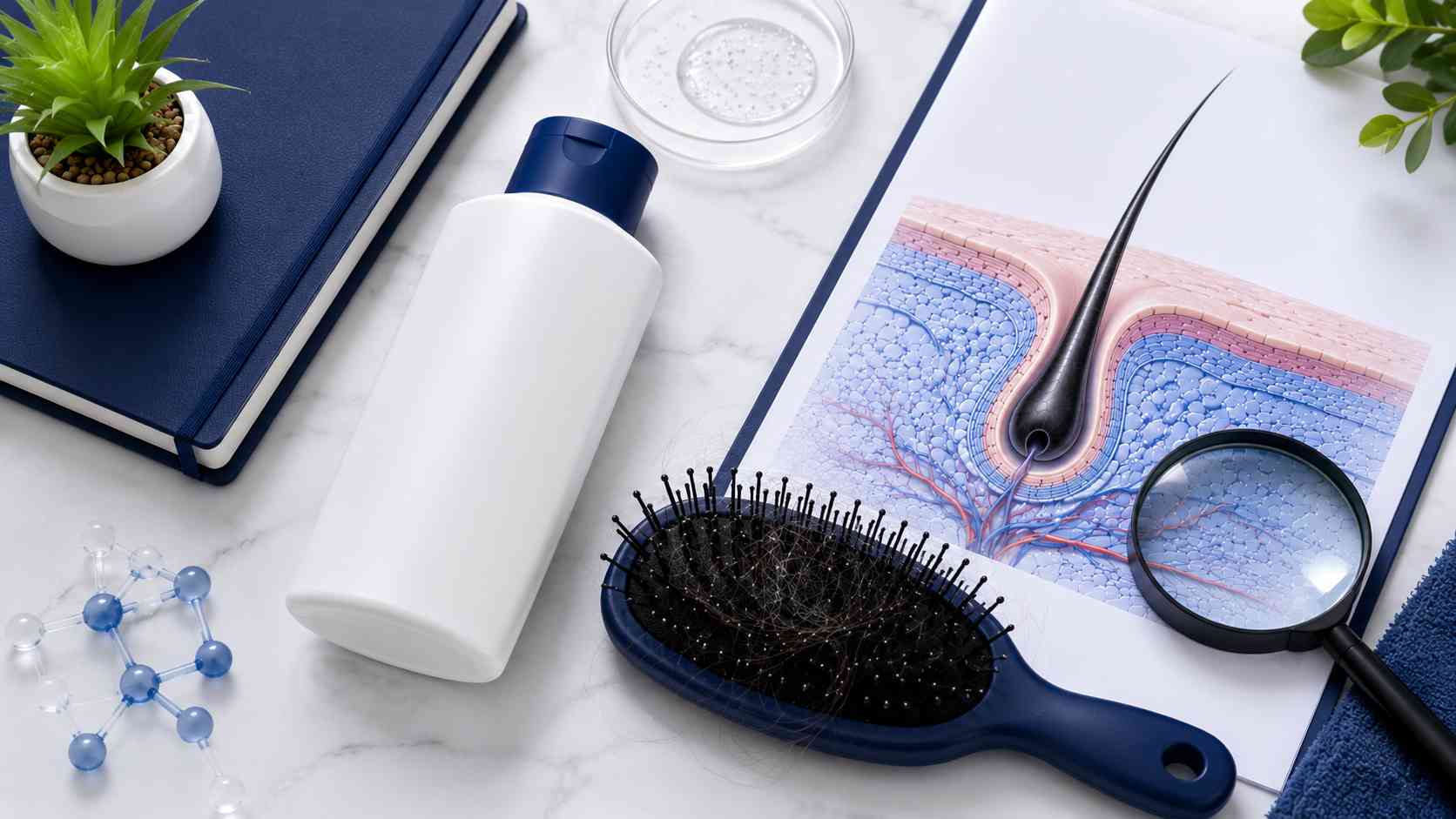 Anti-dandruff shampoo and scalp care products for healthy hair